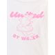 6. Locker geschnittenes Mädchen-T-Shirt mit Aufdruck 4F 4FJRSS26TTSHF3910-10S