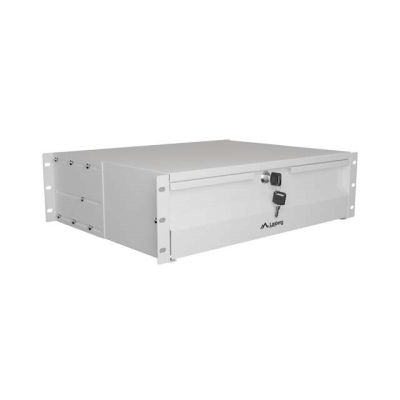 7. LANBERG Schublade für Schränke 19" 3HE 360MM GRAU