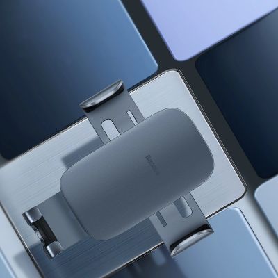 12. Baseus Metal Age II Gravitations-Autotelefonhalter für Lüftungsgitter dunkelgrau (SUJS000013)