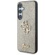 2. Guess Fixed Glitter Big 4G Metal Logo Hülle für Samsung Galaxy S25 gold