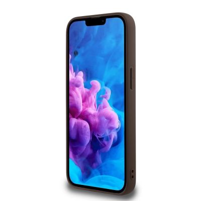 2. Guess PU 4G Peony Case mit MagSafe für iPhone 16e - Braun