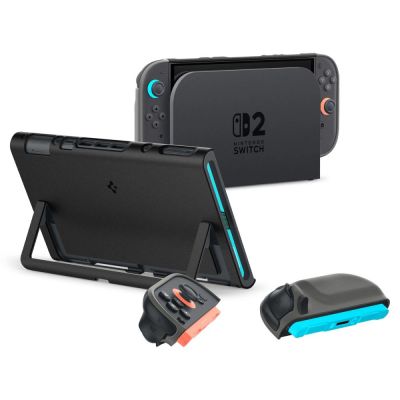 3. Spigen Nano Pop Case für Nintendo Switch 2 - Schwarz