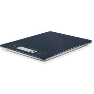2. Soehnle Page Profi Schwarze, silberne elektronische Küchenwaage