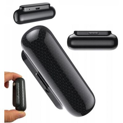 6. GoSpy VOS Q77 2-in-1 Diktiergerät mit Spracherkennung, 8 GB Speicher, 20 Tage Garantie, Schwarz