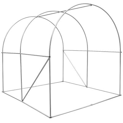 39. Gewächshaus-Gartentunnel 200x200x200CM PE-Grünstahlkonstruktion