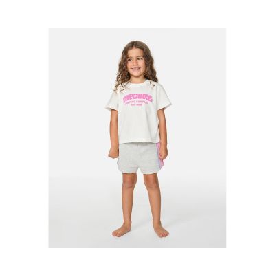 3. RIP CURL Surf Puff Relaxed Tee - Mädchen weiß