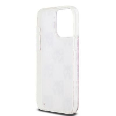 7. DKNY Liquid Glitter Multilogo Hülle für iPhone 15 Pro Max – Pink