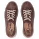 5. Braune Damen-Sneaker aus Leder mit Plateausohle, Modell Filippo DP7982