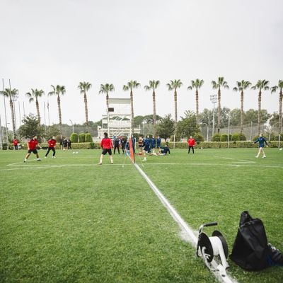 10. Yakimasport Fußball-Volleyball-Klebeband, Linien zur Markierung des Spielfelds, 100757, Blau
