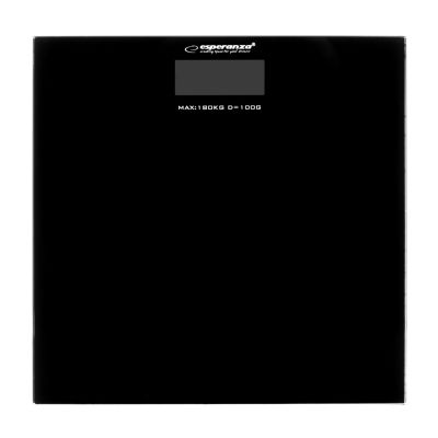 2. Esperanza Aerobic EBS002K Badezimmerwaage (Schwarz)