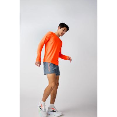 Journey 5″ Short Laufshorts für Herren, Orange