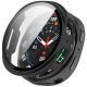 6. Tech-Protect Schutzhülle (2er-Pack) für Samsung Galaxy Watch 40 mm – Transparent, matt schwarz
