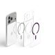 7. Spigen Ultra Hybrid Mag MagSafe Hülle für iPhone 18 Pro / 17 Pro – transparent-burgunderrot