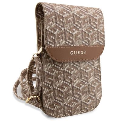 3. Guess Handtasche GUWBHGCFSEW braun/braun GCube Stripe