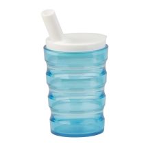 Becher für Menschen mit Behinderung – sicheres Blau