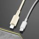 7. Dudao L7SF 2in1 Kabel USB-C - USB-C / Lightning 100W 1,2m - Beige