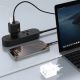 3. Dudao A28PCEU PD 45W GaN 2xUSB-C Wandladegerät mit USB-C-Kabel – Schwarz