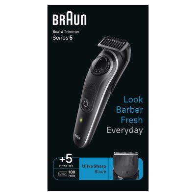 2. Braun Barttrimmer 5 80708197 Barttrimmer Akku 40 2 cm Schwarz