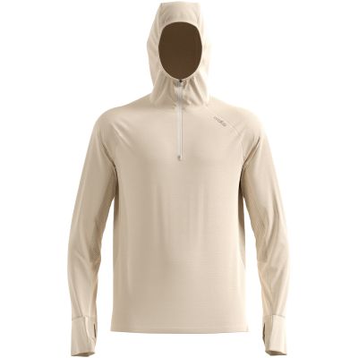 7. Herren-Kapuzenpullover Odlo X-ALP Midlayer Hoody, beige