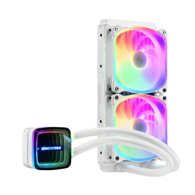 3. Enermax Aquafusion ADV 240mm RGB Flüssigkeits-CPU-Kühler Weiß
