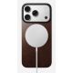 2. NOMAD Magnetische Lederrückseite - Magnetische Hülle für iPhone 18 Pro / 17 Pro, kompatibel mit MagSafe, Horween-Leder (rustikales Braun)