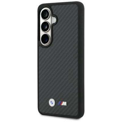 2. BMW M Kevlar Logo MagSafe Hülle für Samsung Galaxy S26 - Schwarz