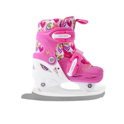 7. Rollschuhe-Rollschuhe-Skates verstellbar Smj Sport Combo Hearts 3in1 Led Jr HS-TNK-000011510