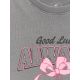 6. Mädchen-T-Shirt mit kastenförmigem Schnitt und Aufdruck 4F 4FJRAW26TTSHF4239-22S
