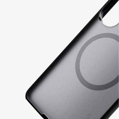 8. Nillkin Super Frosted Shield Pro Magnetische Hülle, kompatibel mit MagSafe für Samsung Galaxy S26 Ultra – Transparentes Schwarz