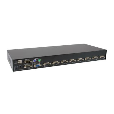 2. Level One KVM-3208 Switch mit 8 PS/2-USB-VGA-Anschlüssen
