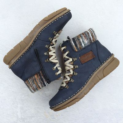 4. Marineblaue Damen-Ankle-Boots Rieker 73343-15