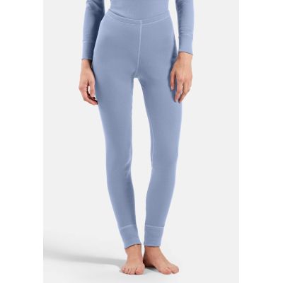 4. Odlo BL BOTTOM lange ACTIVE WARM Hose Größe M Blau-Grau