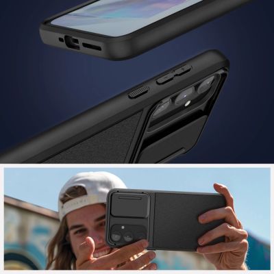 7. Tech-Protect Velar Cam+ Hülle für Samsung Galaxy A55 5G - Schwarz
