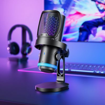 7. BOYA CastMic G40 Kabelgebundenes USB-C-Gaming-Mikrofon – Schwarz