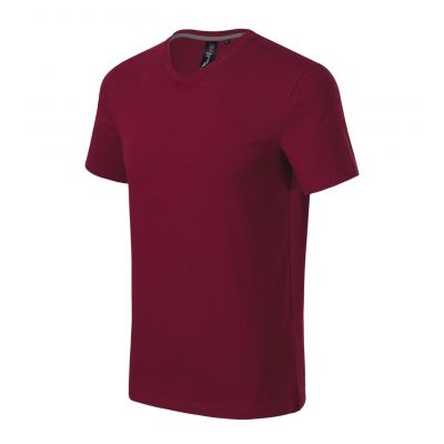 Malfini Action T-Shirt mit V-Ausschnitt M MLI-70086 Granatrot