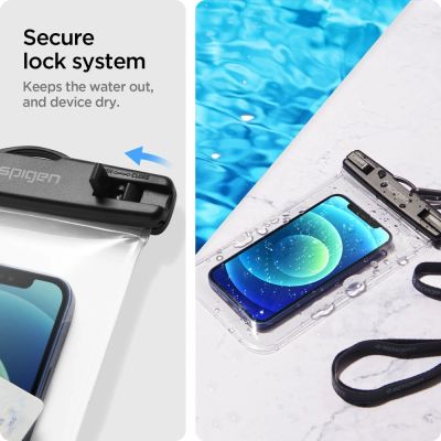 15. Spigen Spigen Aqua Shield A601 Gehäuse wasserdicht IPX8 - transparent 2 Stk.