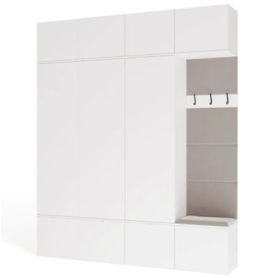 GARDEROBE HAGA IV 3SZ1W WEISS