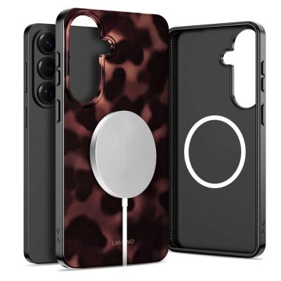 2. Tech-Protect Lamano MagSafe Hülle für Samsung Galaxy A36 / A37 5G - Schwarz und Braun