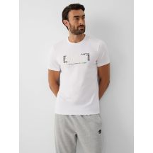 Slim-Fit Herren-T-Shirt mit Aufdruck 4F 4FRAW26TTSHM4666-10S