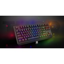 GENESIS Thor 230 TKL Gaming-Tastatur USB + RF Wireless + Bluetooth QWERTY Grau