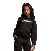 Puma ESS+ Script Känguru-Sweatshirt für Mädchen
