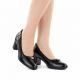 5. Vinceza 58622 schwarze Pumps mit Blockabsatz