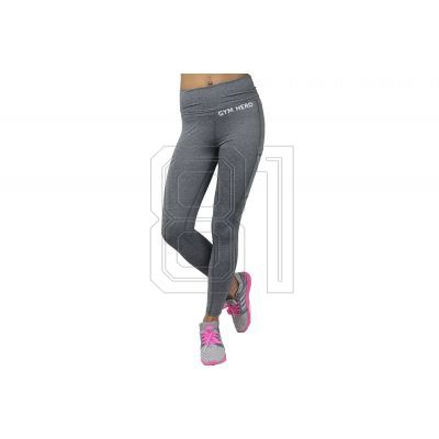GymHero Leggings W PUSHUP-GRAU