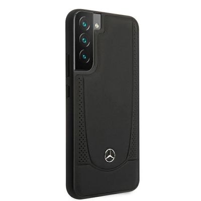 4. Mercedes Leder Urban Line Hülle für Samsung Galaxy S22+ - Schwarz