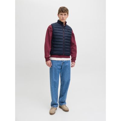 3. Jack&Jones Herren Weste JJEBRADLEY LIGHT BODYWARMER COLLAR NOO 12280973 SKY CAPTAIN