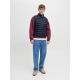 3. Jack&Jones Herren Weste JJEBRADLEY LIGHT BODYWARMER COLLAR NOO 12280973 SKY CAPTAIN