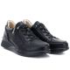 8. Bequeme, schwarze Keilschuhe aus Leder für Damen, Vinceza 79644
