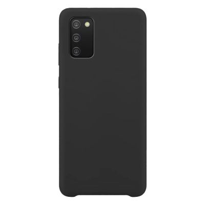 Silicone Case Flexibel Gummi Handyhülle Silikon Schutzhülle für Samsung Galaxy A03s schwarz