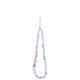 7. Guess IML Flowers Pearl Strap MagSafe Hülle für iPhone 18 Pro / 17 Pro – lila