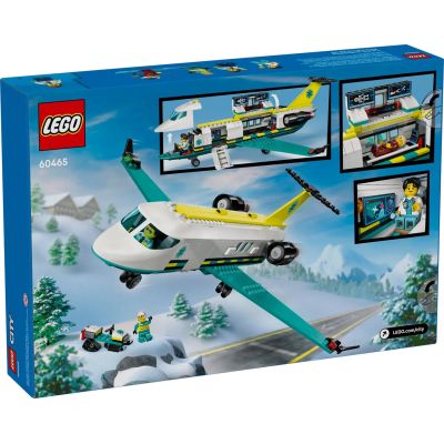 12. LEGO City 60465 Krankenwagenflugzeug